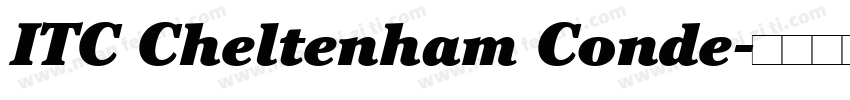ITC Cheltenham Conde字体转换